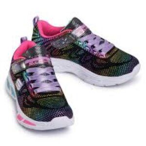 Skechers Size 11 Pink and Black Sneakers Dynamic Sporty Design